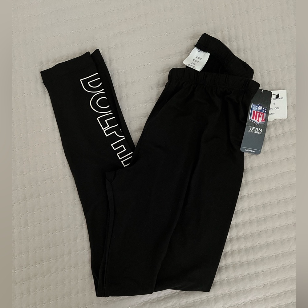Black Miami Dolphins Leggings. Tags still on.